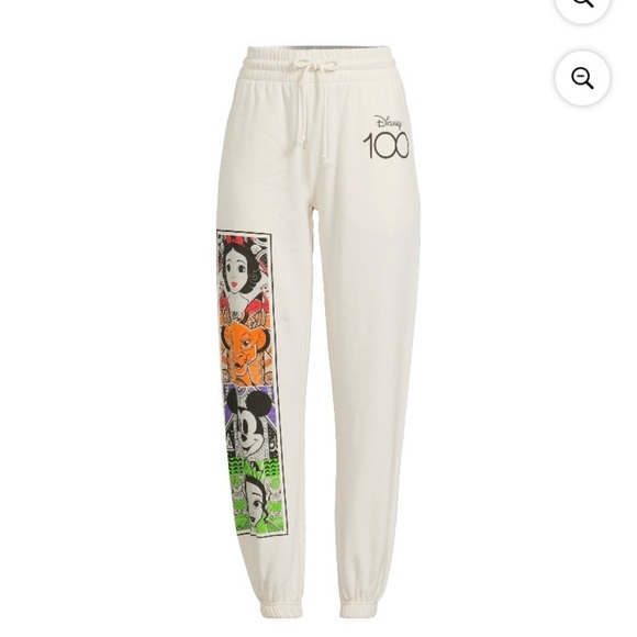 Disney Pants - Disney Juniors' 100 Years Celebration Graphic Jogger Pants‎ Size 15/17